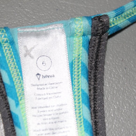 Grey & Blue Ivivva Tank Top Size 6 - Picture 2 of 5